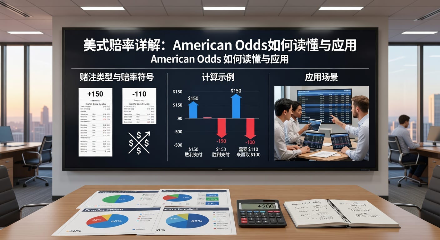美式赔率 american odds 换算与投注技巧