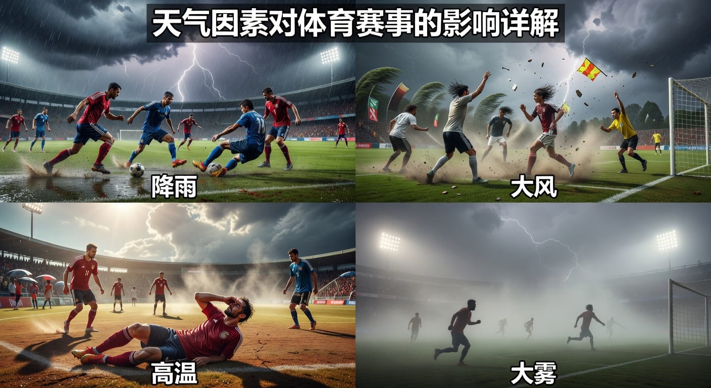 天气因素 weather factors：体育赛事判断与波动影响