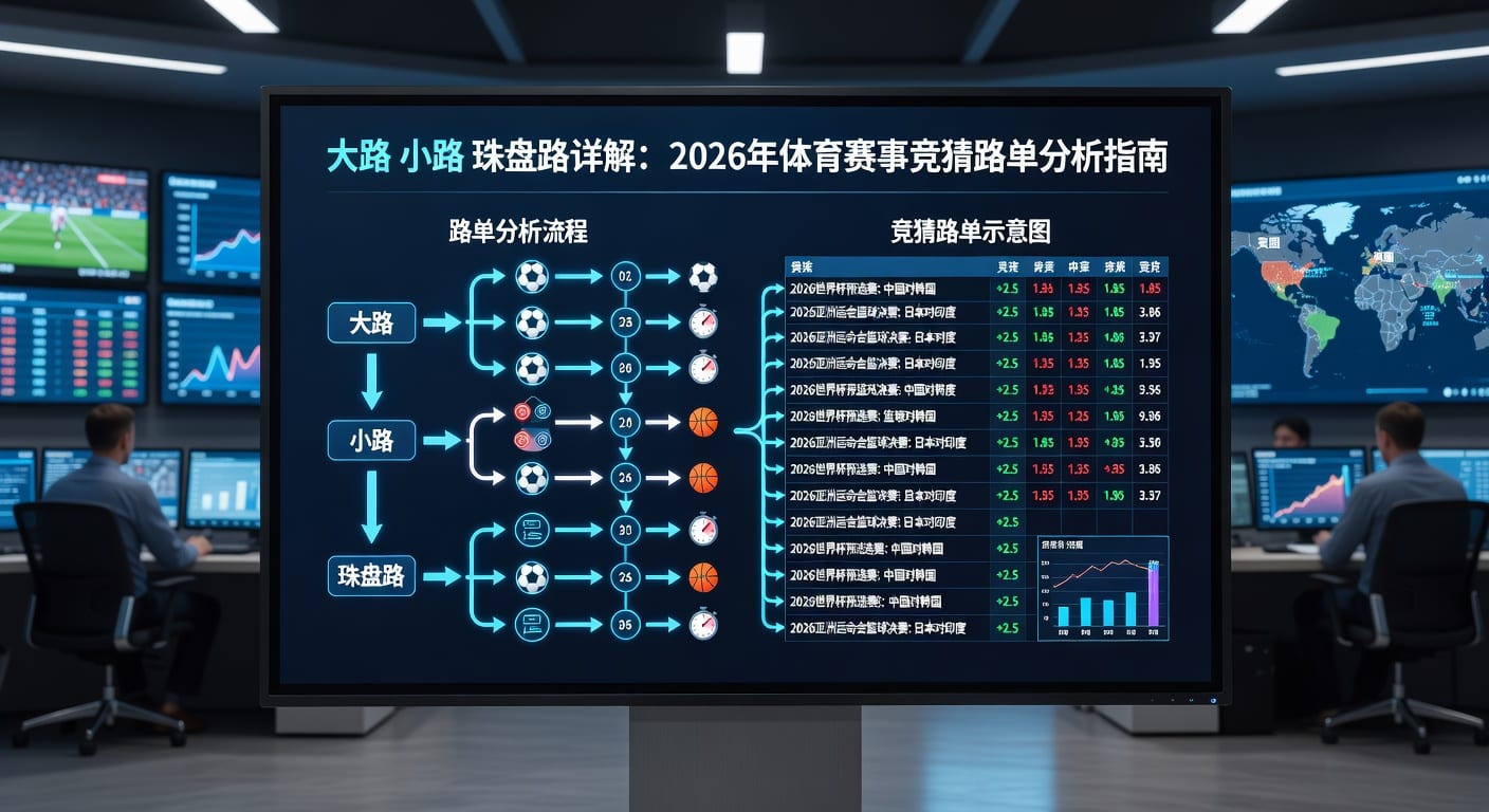 大路 小路 珠盘路解析与走势判断